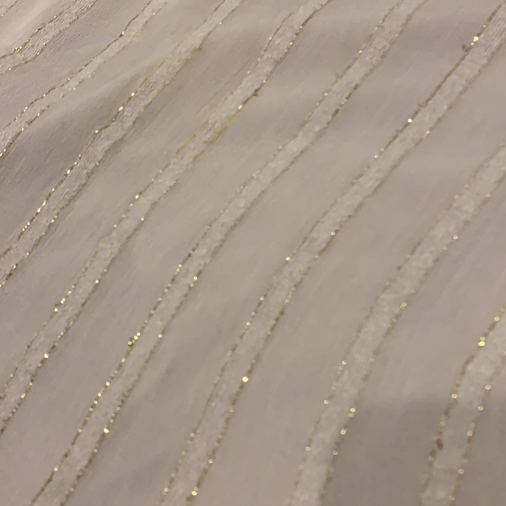 Jasmine Top in Ivory Gold Stripe - Picture 6 of 6